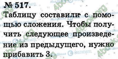 ГДЗ Математика 2 класс страница 517